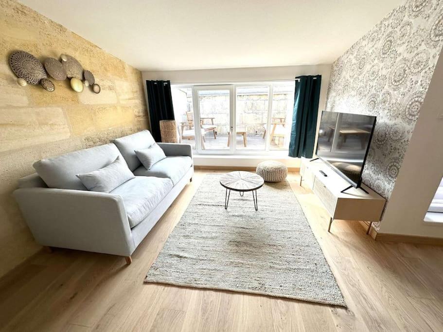 5- Hypercentre - 4Pers - Clim - Terrasse - Netflix Lejlighed Libourne Eksteriør billede